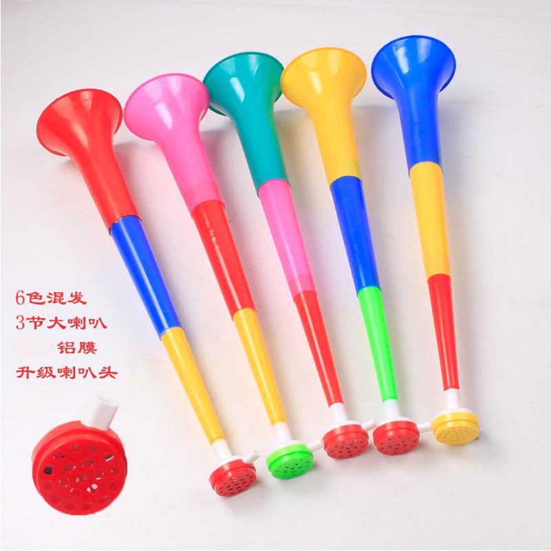 60 см трехсекционный телескопический рог для болельщиков игрушки для детей оптовая продажа