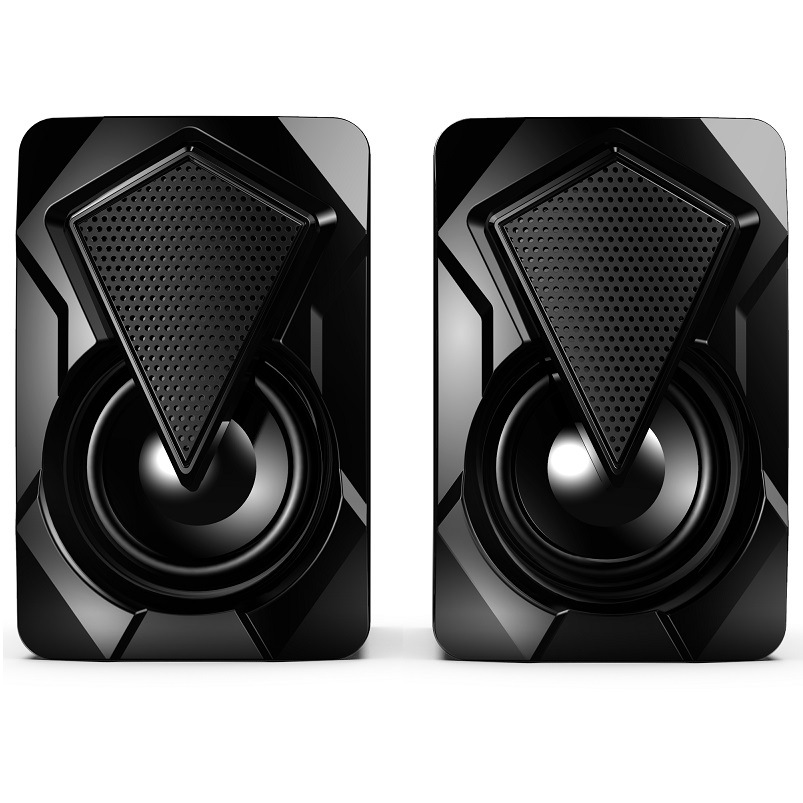 X2 Multimedia Desktop Computer Audio Home Desktop Mini RGB Colorful USB Speaker Wired Heavy Subwoofer