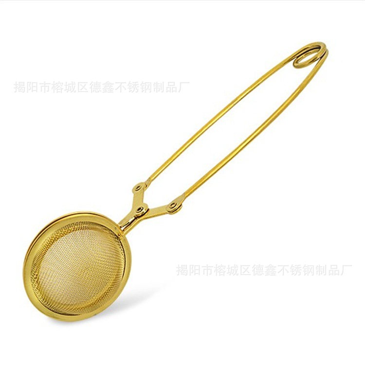 Stainless steel handle tea ball tea filter tea strainer tea strainer handle seasoning ball tea strainer tea strainer clip tea ball