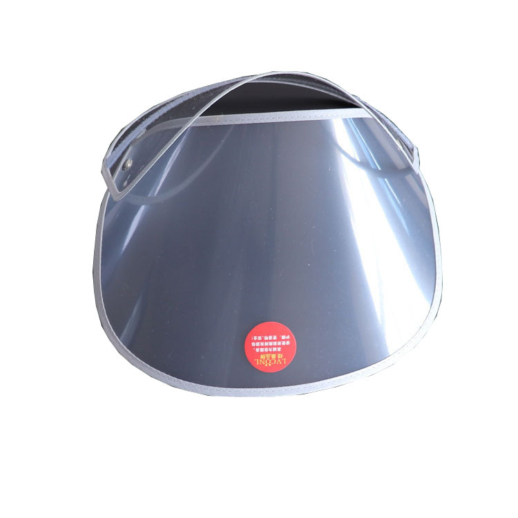 In stock supply raincoat accessories rain-proof big brim transparent rain-proof plastic brim raincoat rain shield special offer wholesale