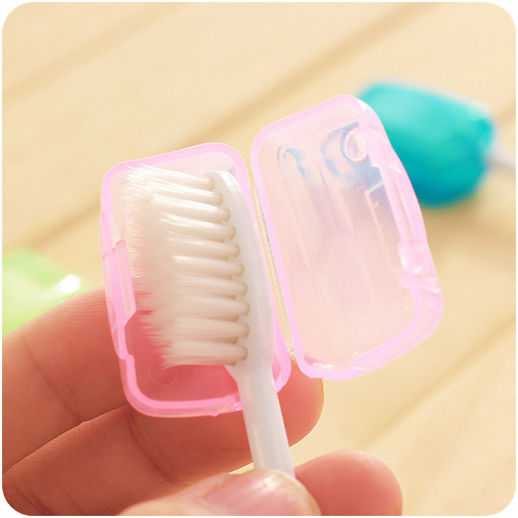 Portable Travel Toothbrush Box Toothbrush Cover Toothware Storage Box Outdoor Toothbrush Head Cover Eco-friendly Toothbrush Head Protective Cover