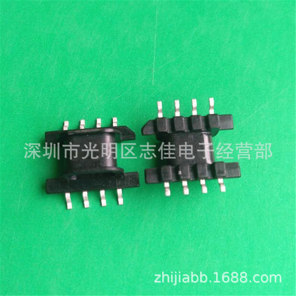 Epc10 Magnetic Core Skeleton Epc10 Smd 4+4 Pins-1008 Transformer Skeleton Magnetic Core Matching