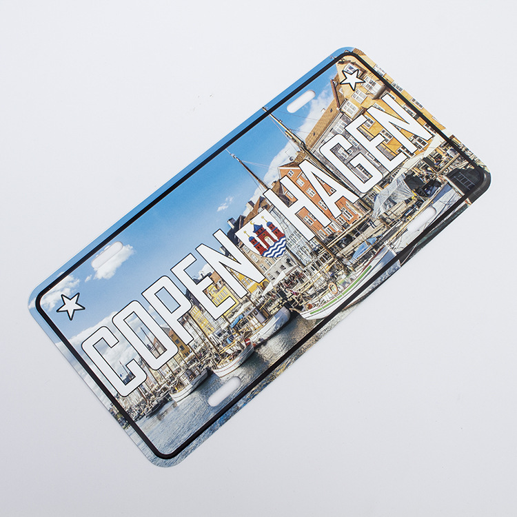 American retro metal aluminum nameplate restaurant bar bedroom iron painting wall decoration tinplate sign