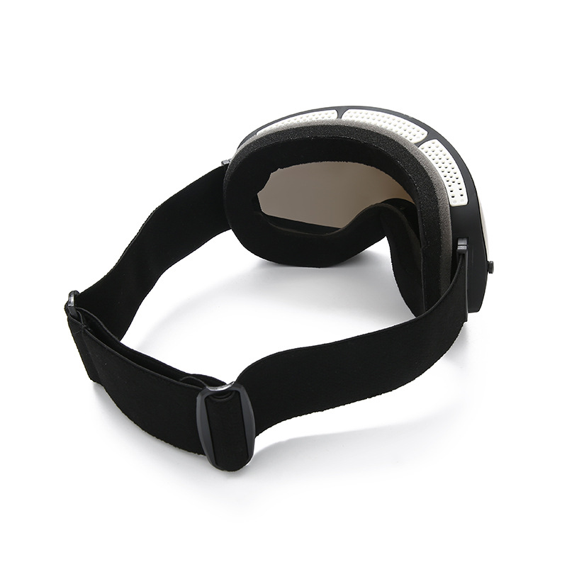 Cross-border foreign trade adult ski goggles large spherical glasses double-layer anti-fog mountaineering goggles can Card proximity glasses/HX25