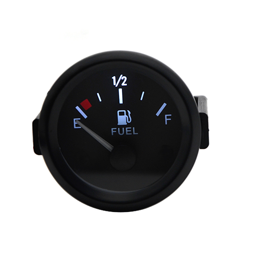 2-inch 52MM black surface pointer oil gauge with oil float car instrument modified car instrument