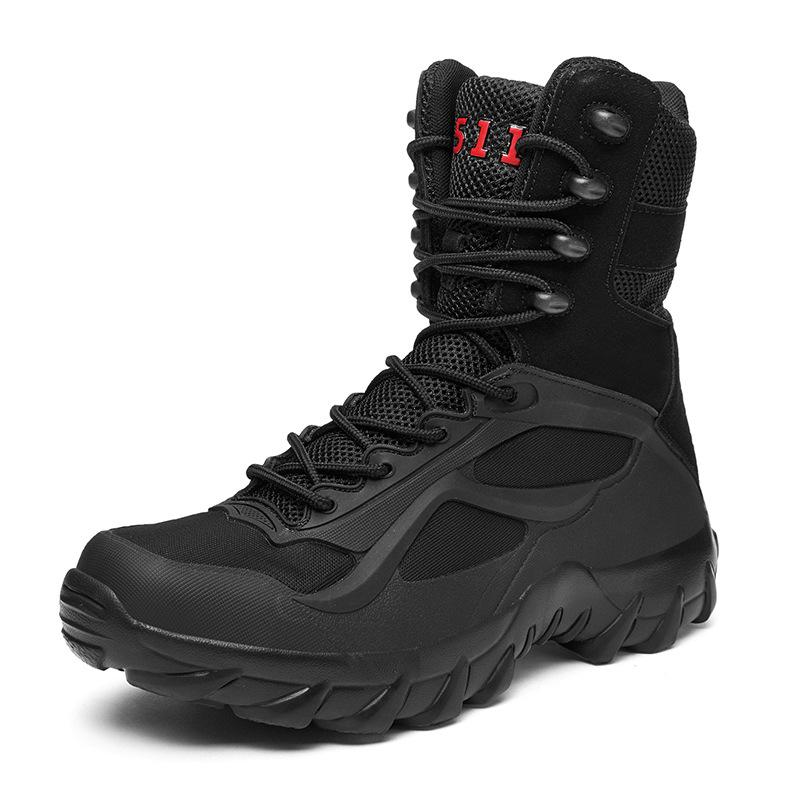 Cross-border Large Size Men's Shoes 45 Outdoor Army Fan Shoes and Boots 46 Winter 47 High-top Tactical Boots Special Forces Combat Boots Military Boots