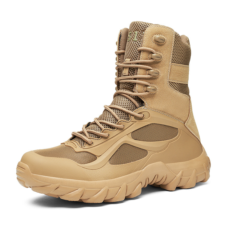 Cross-border Large Size Men's Shoes 45 Outdoor Army Fan Shoes and Boots 46 Winter 47 High-top Tactical Boots Special Forces Combat Boots Military Boots