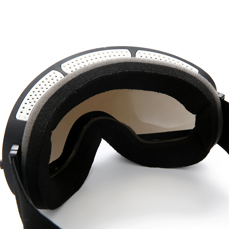 Cross-border foreign trade adult ski goggles large spherical glasses double-layer anti-fog mountaineering goggles can Card proximity glasses/HX25