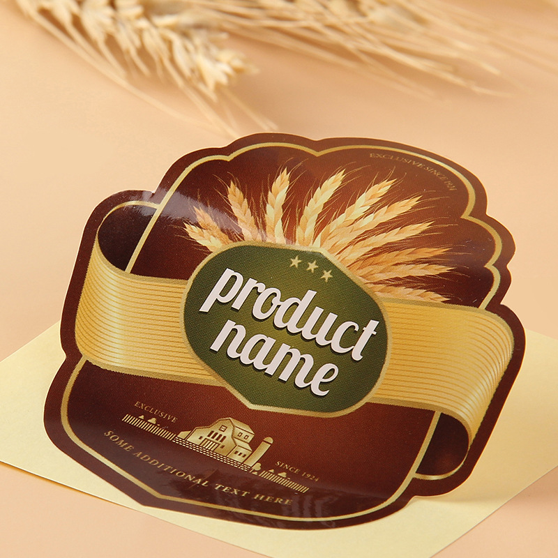 Этикетка для запечатывания, самоклеящаяся этикетка, переводная этикетка, логотип, кристальная этикетка, прозрачная лазерная этикетка