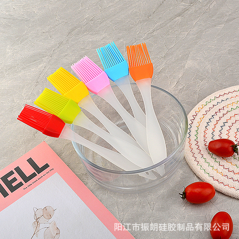 Silicone oil brush small split hair-free barbecue seasoning brush Zibo barbecue oil brush 9g barbecue brush spot