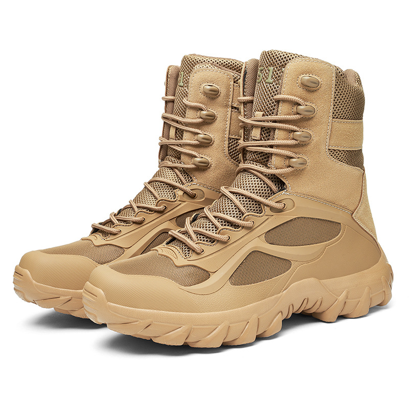 Cross-border Large Size Men's Shoes 45 Outdoor Army Fan Shoes and Boots 46 Winter 47 High-top Tactical Boots Special Forces Combat Boots Military Boots