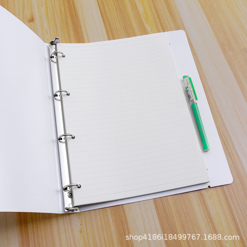 pp frosted twill binder A4 transparent folder B5A5 data punching Folder file folder can be printed logo