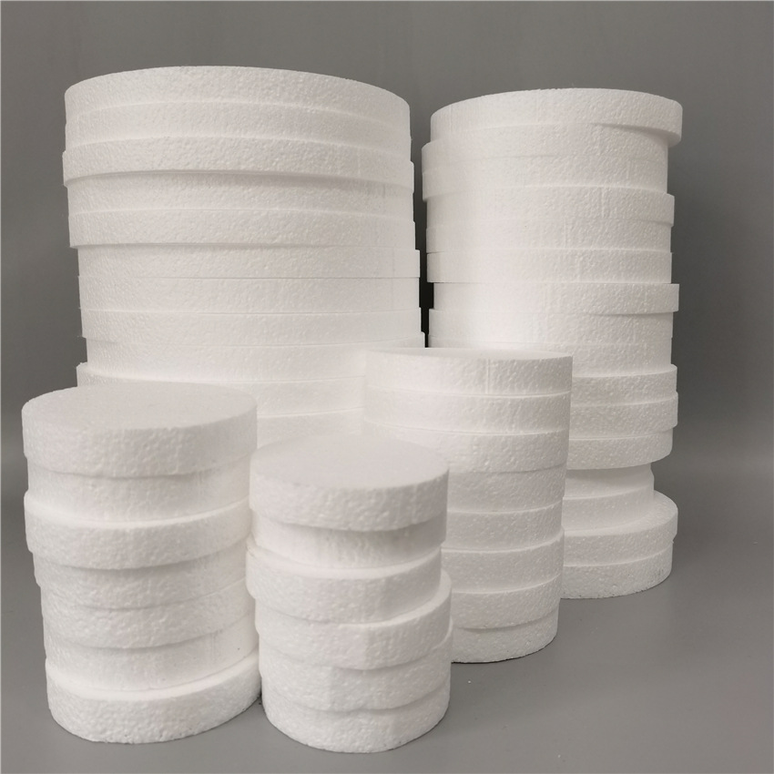 EPS foam source factory foam room sheet piece heating wire cutting white round foam large discount