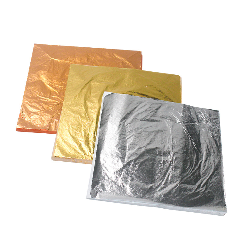 14CM Crumple Gold Foil Paper Ceiling Decorative Gold and Silver Copper Foil Crafts Furniture Decorative Gold and Platinum