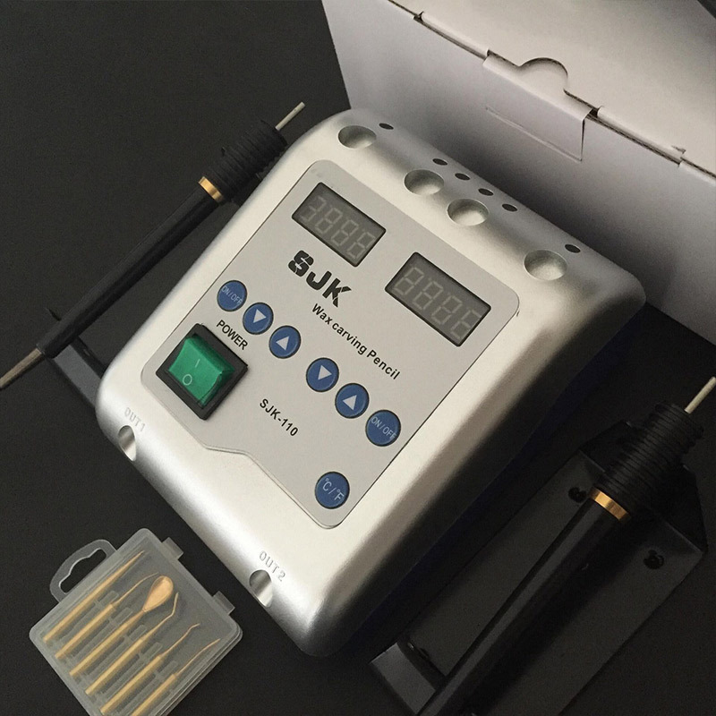Korean electric wax knife double pen electric wax knife SJK wax engraving instrument factory supply
