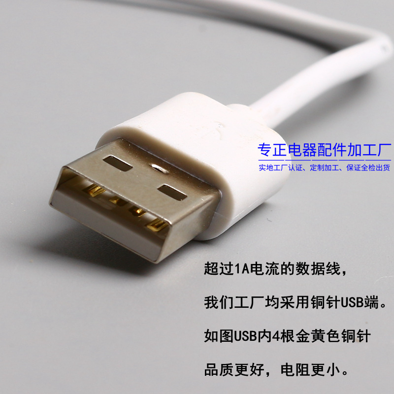 Two-core TYPE-C interface charging cable wholesale universal mobile phone electrical fan new power cord small home appliance distribution line