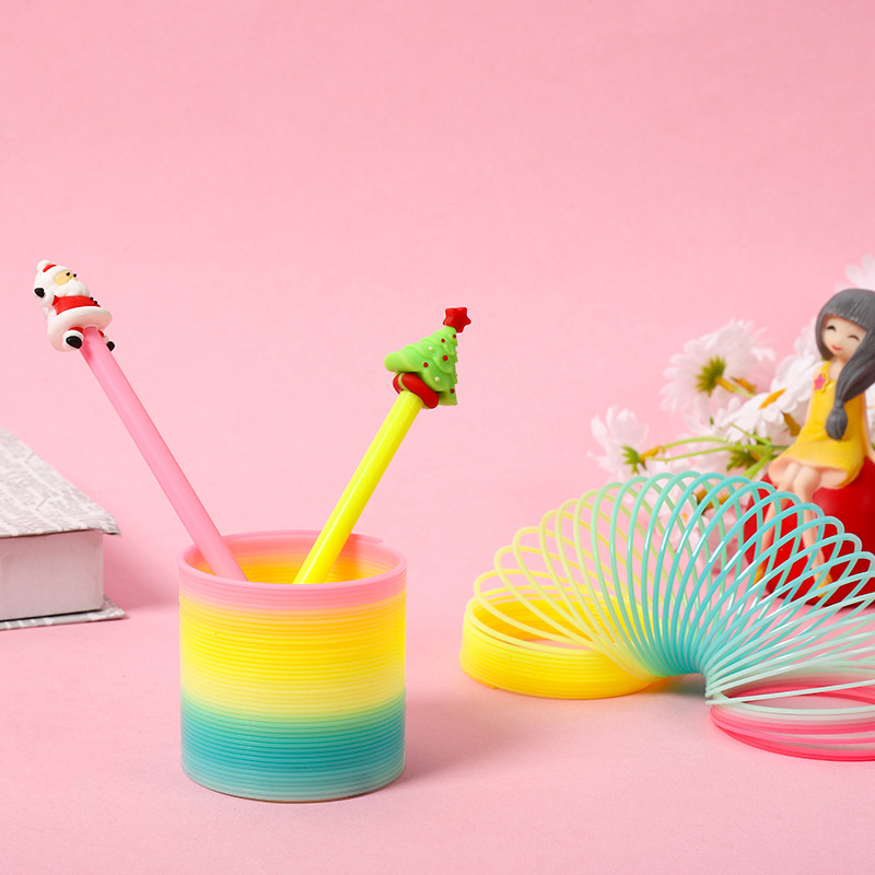 Medium Boxed Rainbow Circle Jenga 6.5*6cm Kidsren's Spring Circle Hot Selling Street Stall Toys Wholesale