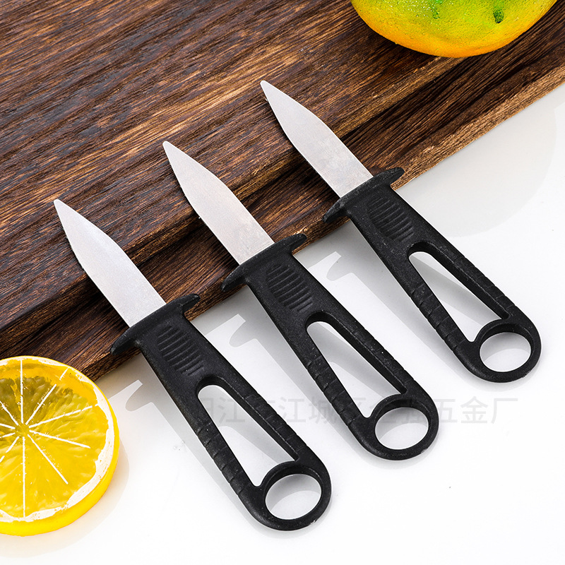 Raw oyster knife wooden handle Oyster knife open raw oyster knife sea spoon Knife open oyster shell knife open oyster tool wooden handle tea knife