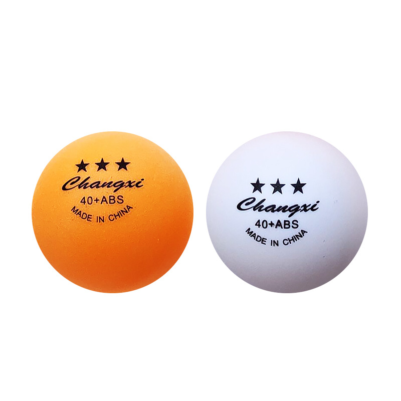 Factory direct supply Changxi ABS40 + mm table tennis new material high elastic resistance training table tennis logo