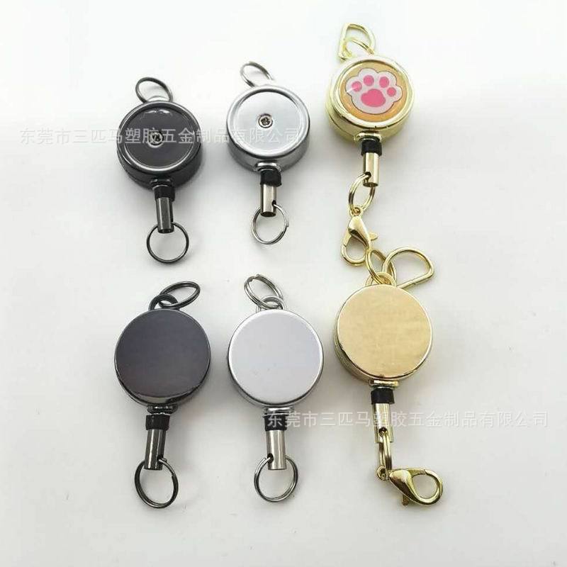 Source manufacturers directly supply 2cm metal easy pull buckle metal easy pull luggage accessories telescopic buckle pull buckle