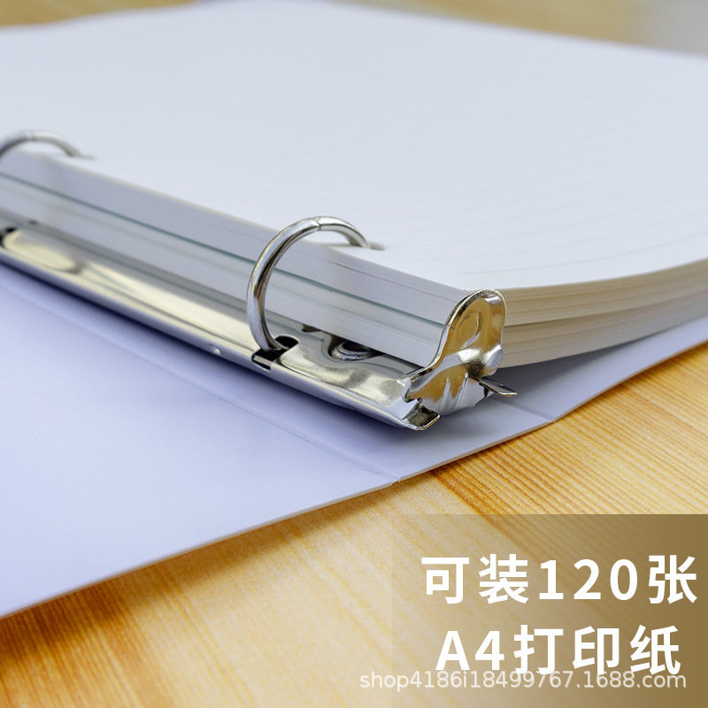 pp frosted twill binder A4 transparent folder B5A5 data punching Folder file folder can be printed logo