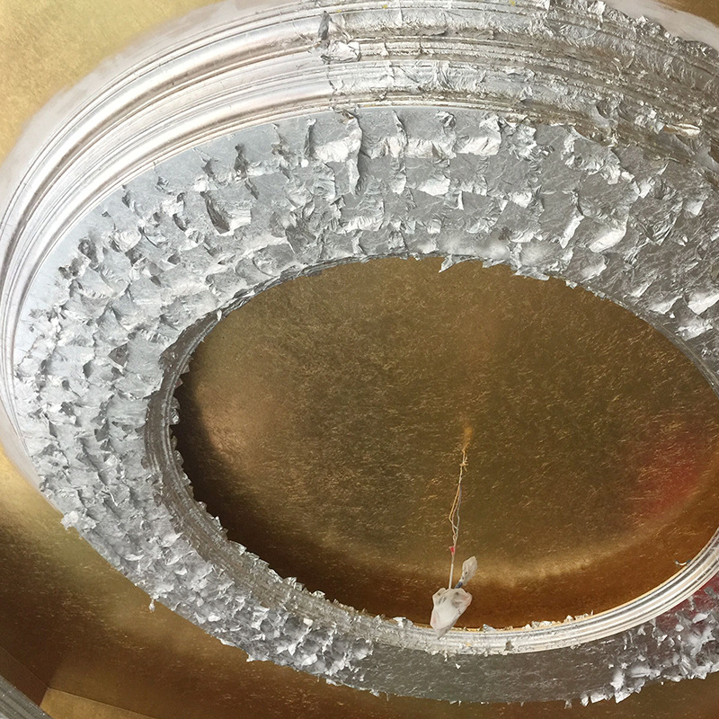 14CM Crumple Gold Foil Paper Ceiling Decorative Gold and Silver Copper Foil Crafts Furniture Decorative Gold and Platinum