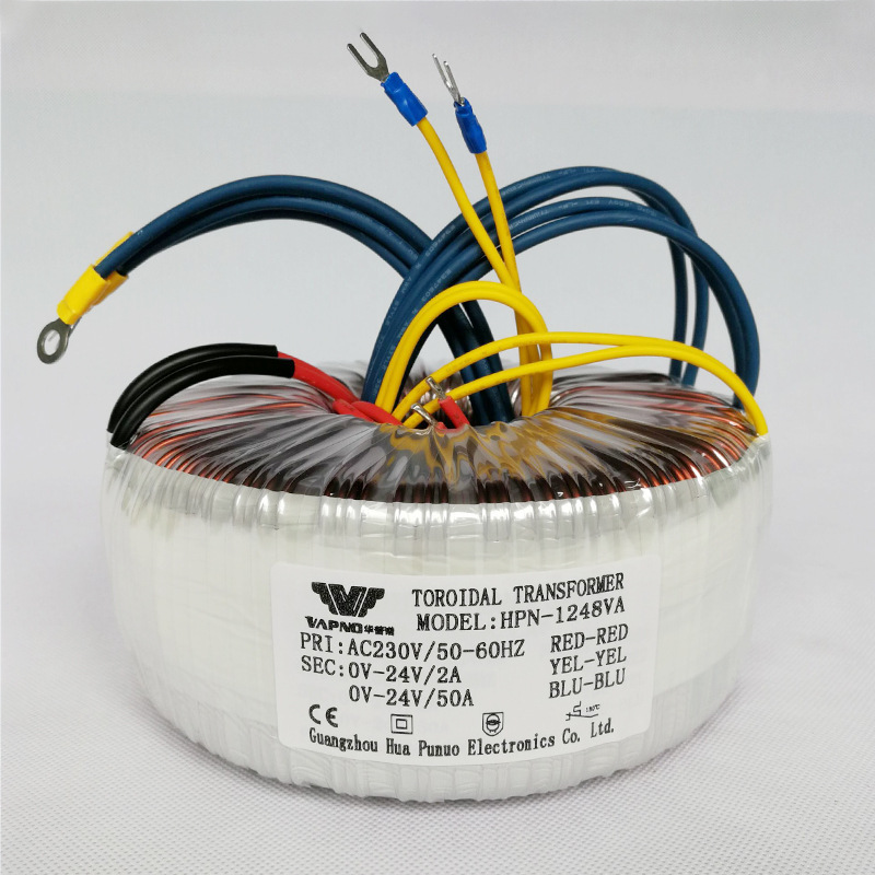 Manufacturer Ring Transformer Low Frequency 10W-10000W Window Opener Single Phase Ring Cattle Boost Step-Down Ring Transformer