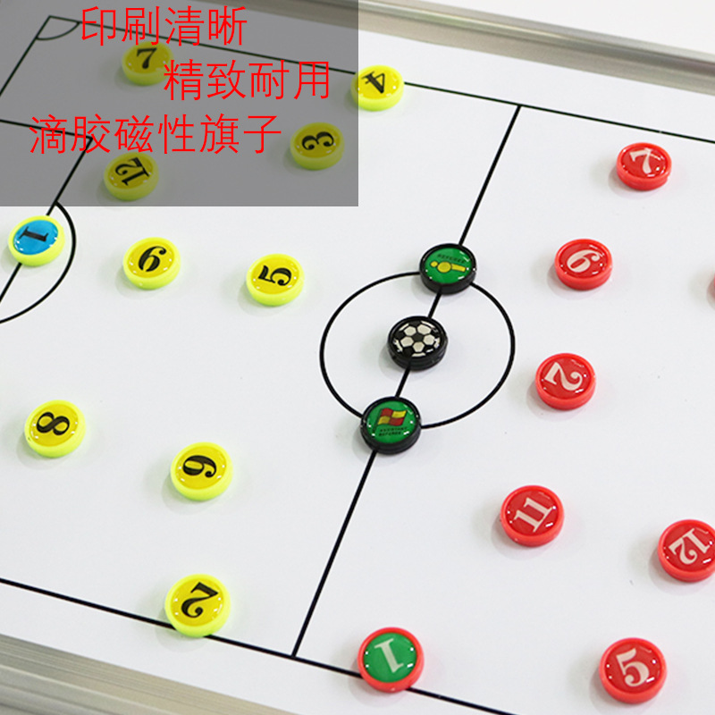 Football Training Tactical Board Aluminum Alloy Tactical Board Coach Board Tactical Exercise Edition Magnetic Erasable Demo Edition