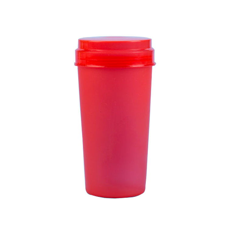Pp Plastic Cup Can Be Printed with Text, Multi-Color Screw Cap, Frosted Packaging, Simple Water Cup Manufacturer Wholesale
