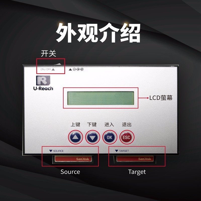 Youhua Cf-B1211Gl Industrial Control Cf Card Copy Machine Mirror Backup Machine Serial Number Acquisition