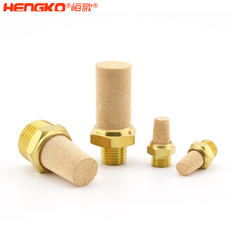 Factory supply wholesale multi-specification high temperature resistant silencer noise reduction stainless steel/bronze sintered muffler