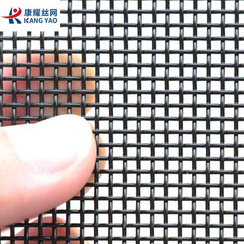 Custom gold steel mesh screen window 201 anti-mosquito screen plastic-sprayed diamond mesh invisible anti-theft mesh 304 stainless steel window screen