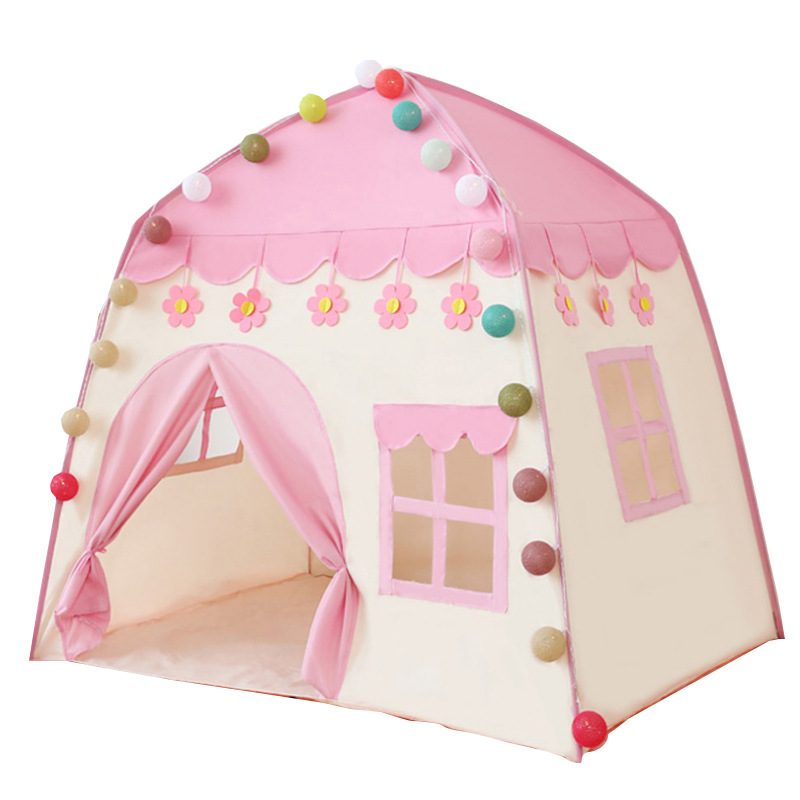 Amazon Children's Tent Baby Game House Indoor Girl Flower Blossom Kindergarten Outdoor Toy Tent