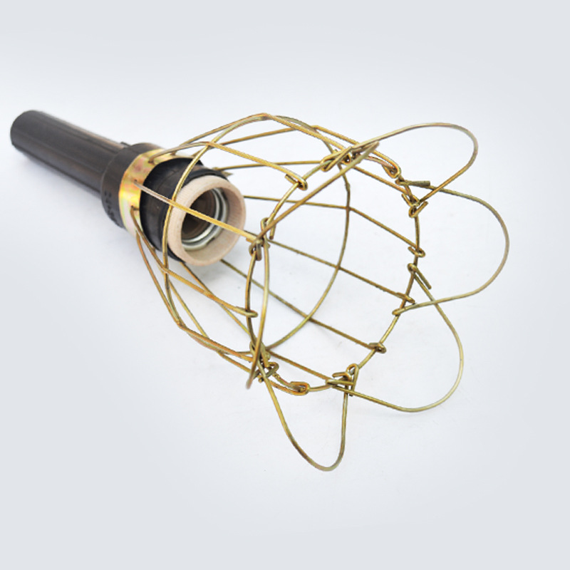 Work lamp handle inspection lamp iodine tungsten lamp tube anti-collision explosion-proof anti-fall mesh handle line lamp
