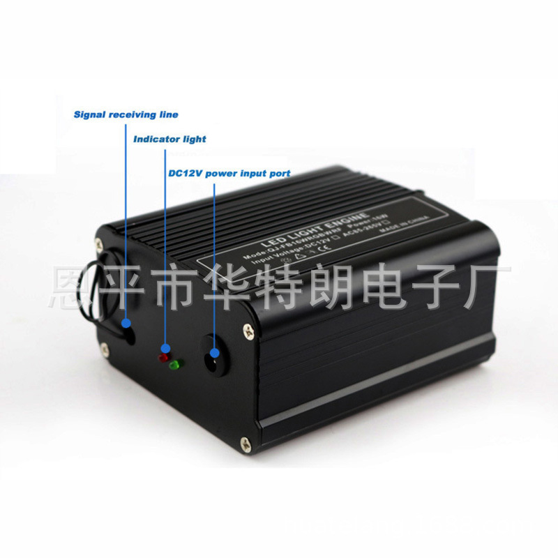 Factory Wholesale 18W Rgbw Car Light Source Machine Pmma Light Guide Fiber Optic Machine Car Ceiling Starry Sky Roof 12V