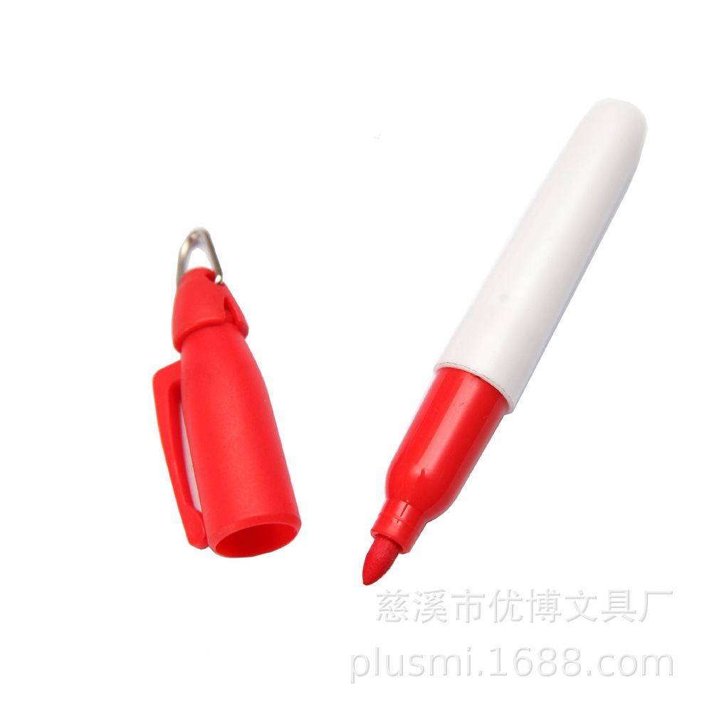 Spot golf ball special Mark marker pen, triangular metal ring marker pen, iron hook mini marker pen
