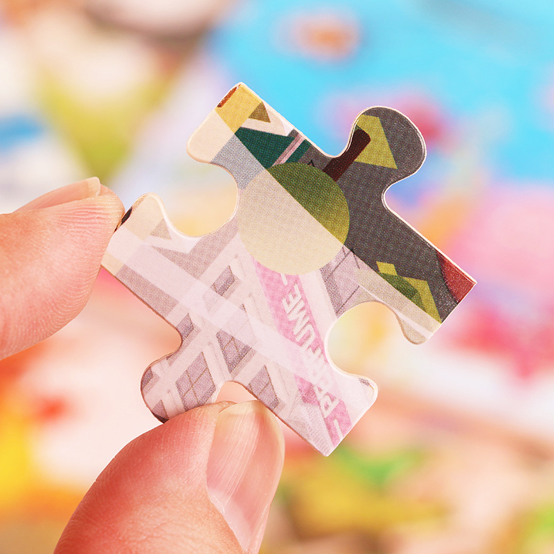 Wooden 30-piece puzzle children's animal dinosaur cartoon wooden flat puzzle baby early education educational toys