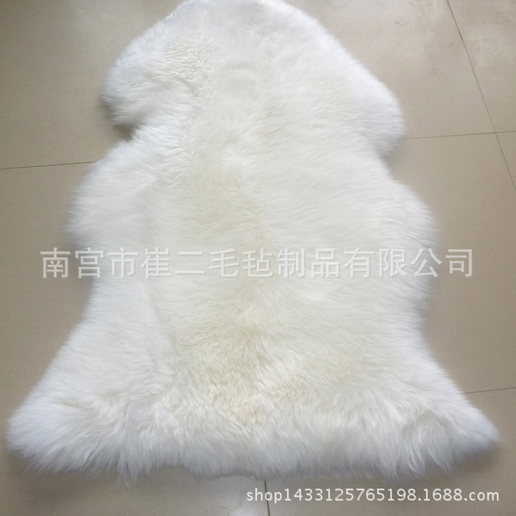 Wool Sofa Cushion, Fur Integrated Sofa Seat Cushion, Light Luxury Bay Window Cushion, Car Seat Cushion, Whole Wool Carpet