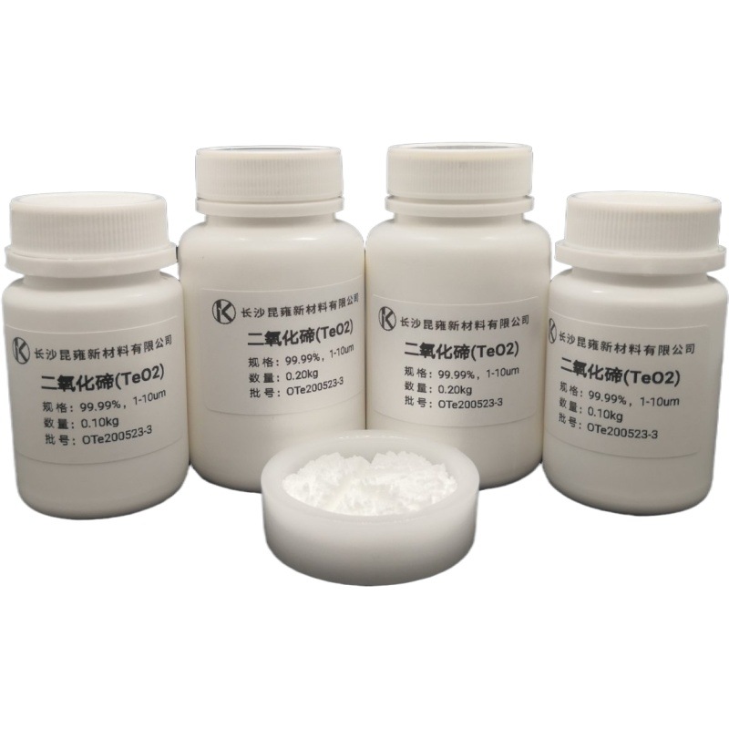 [Tellurium Dioxide] 4N High Purity Teo2 Small Amount 0.1Kg/Bottle Electroplated Tellurium Oxide Reagent 100g