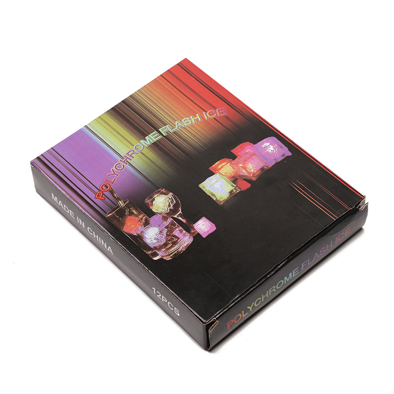 Water bright light-emitting ice flashing colorful bar toys LED fast and slow flash induction small ice light manufacturers direct sales