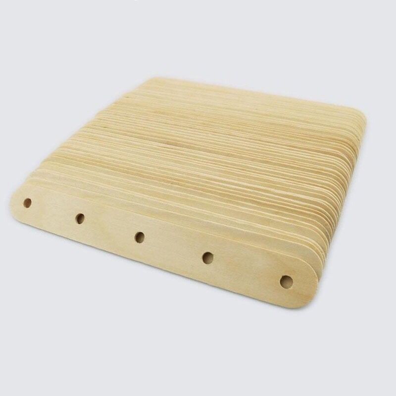 Wood candle holder porous candle wick fixed Wood 150*18mm aperture 4mm wax wick fixing clip