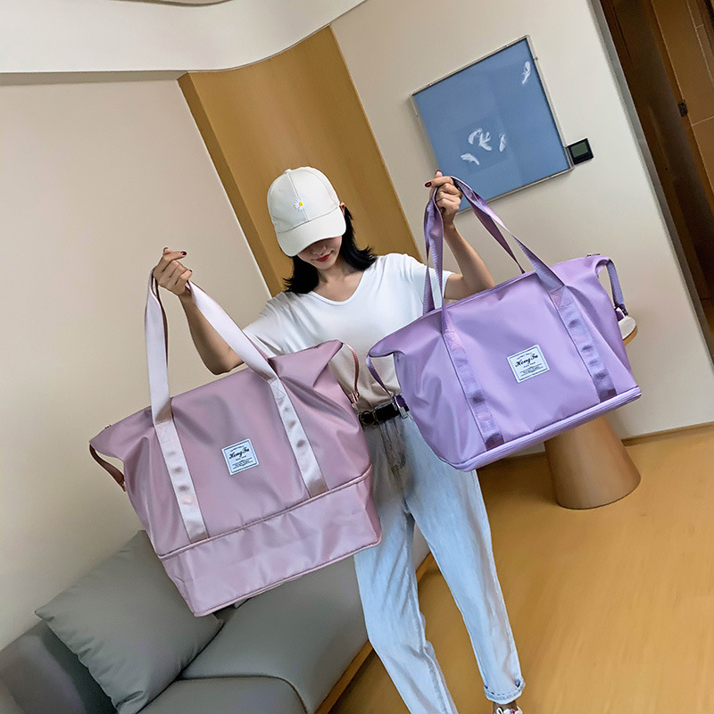 Fashion Short Distance Portable Travel Bag Travel Bag Large Capacity Storage Bag Shoulder Bag Women's Sports Yoga Fitness Bag