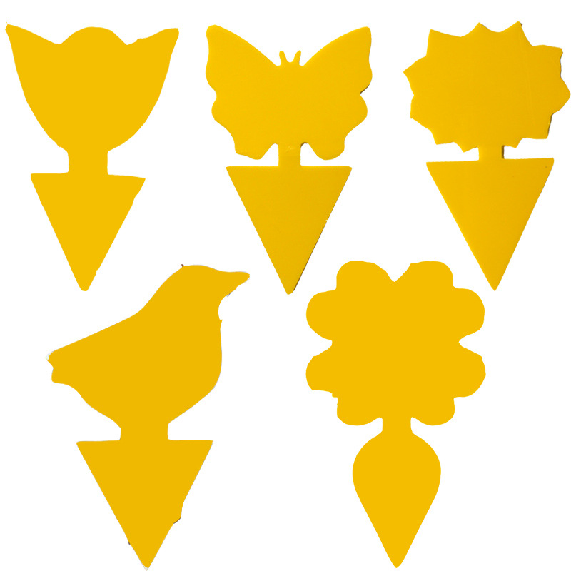 Insect stickers double-sided factory direct yellow flower trap butterfly yellow board Amazon gardening fly trap
