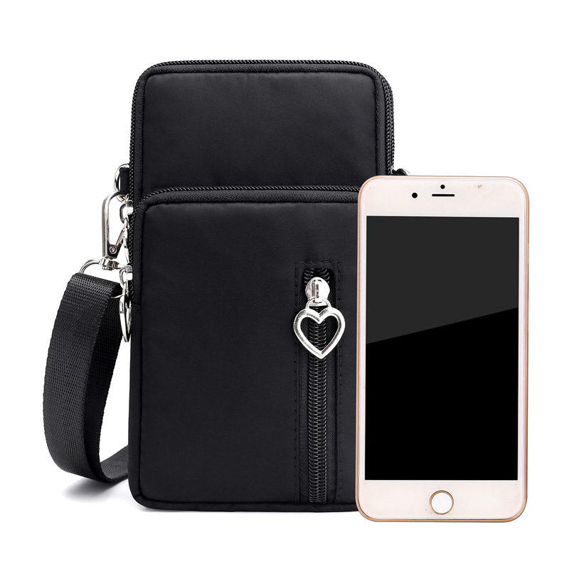 Cross-Border 2024 New Korean Style Mobile Phone Bag Women's Crossbody Bag Mobile Phone Bag Cross-Body Coin Purse Vertical Mini Small Bag