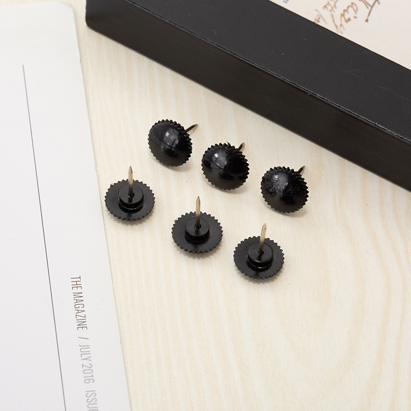 Amazon for transparent black transparent color gear nail I-pin pushpin cork plastic pushpin press nail