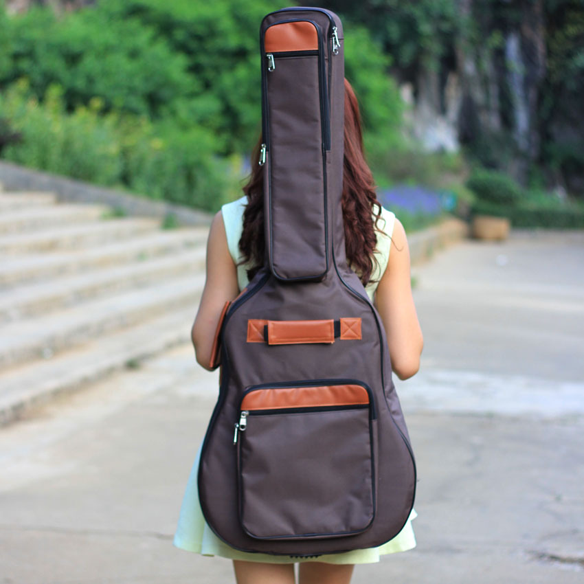 Factory wholesale k0 thick 41 inch ballad high-grade cotton guitar backpack piano bag can print logo