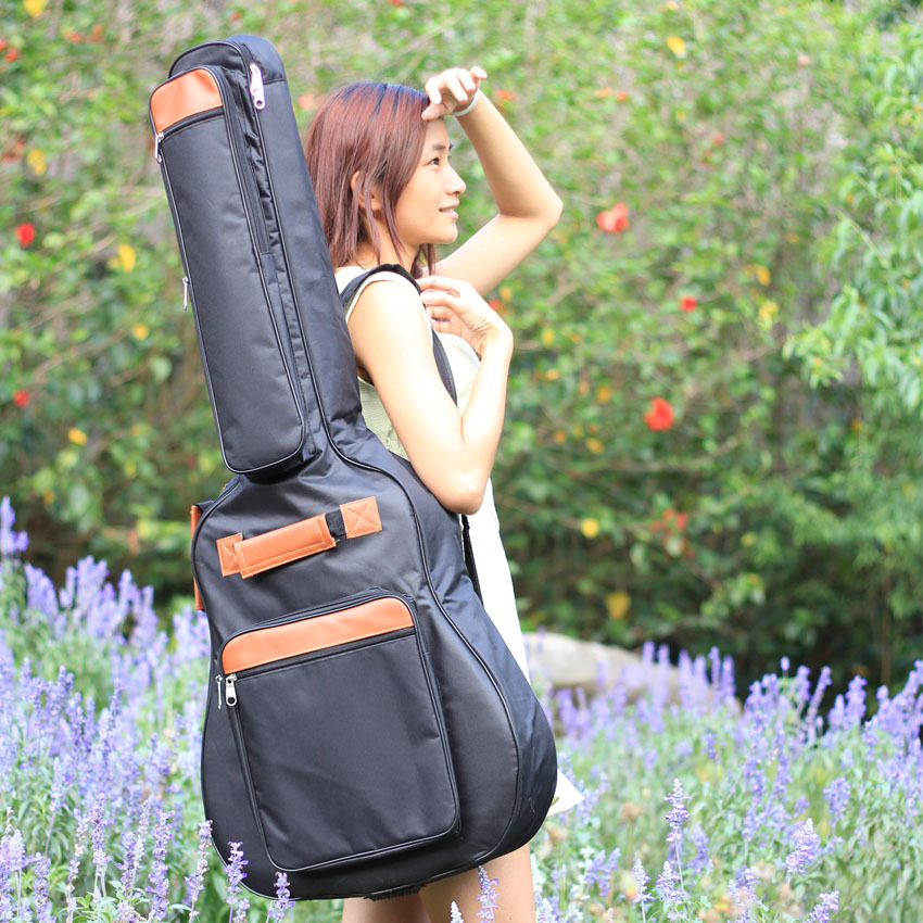 Factory wholesale k0 thick 41 inch ballad high-grade cotton guitar backpack piano bag can print logo