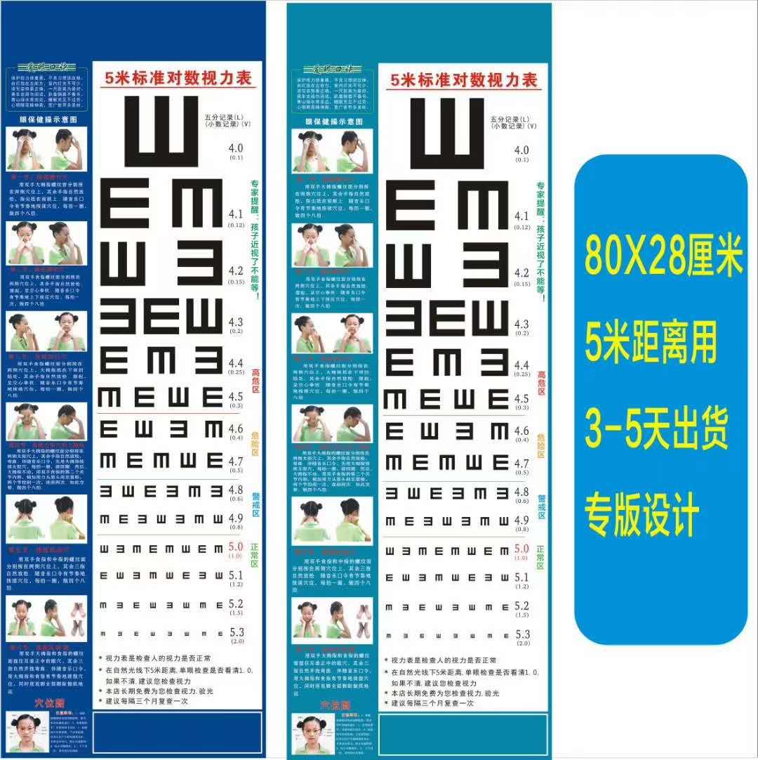5 M visual acupoint chart promotional advertising visual acupoint chart customization free LOGO roll call student home visual acupoint chart