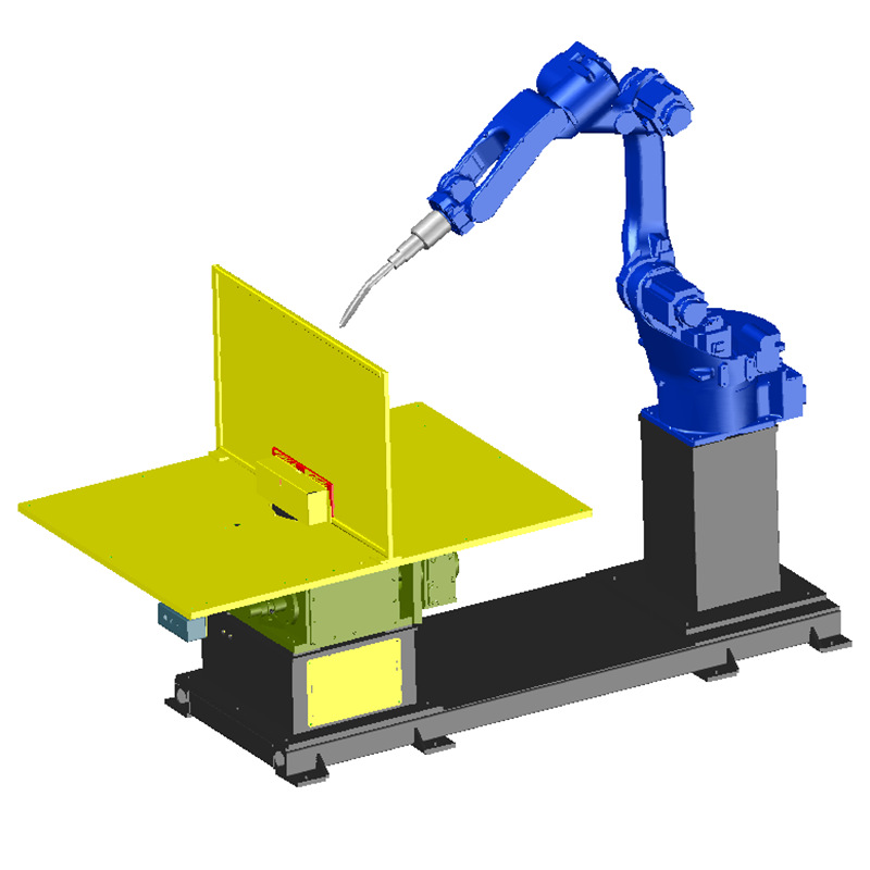 Robot Supporting Equipment Head and Tail Welding Positioner Servo Flip Table Chuck Platform Automatic Turntable Flange