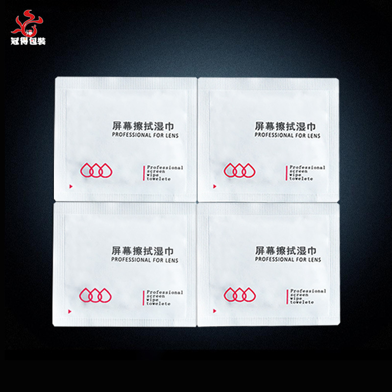 Disposable Chinese Cleaning Alcohol Cotton Sheet Cleaning Wet Bag Screen Wipe Alcohol Cotton suit